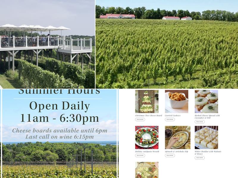 Brys Estate Vineyard & Winery Menu