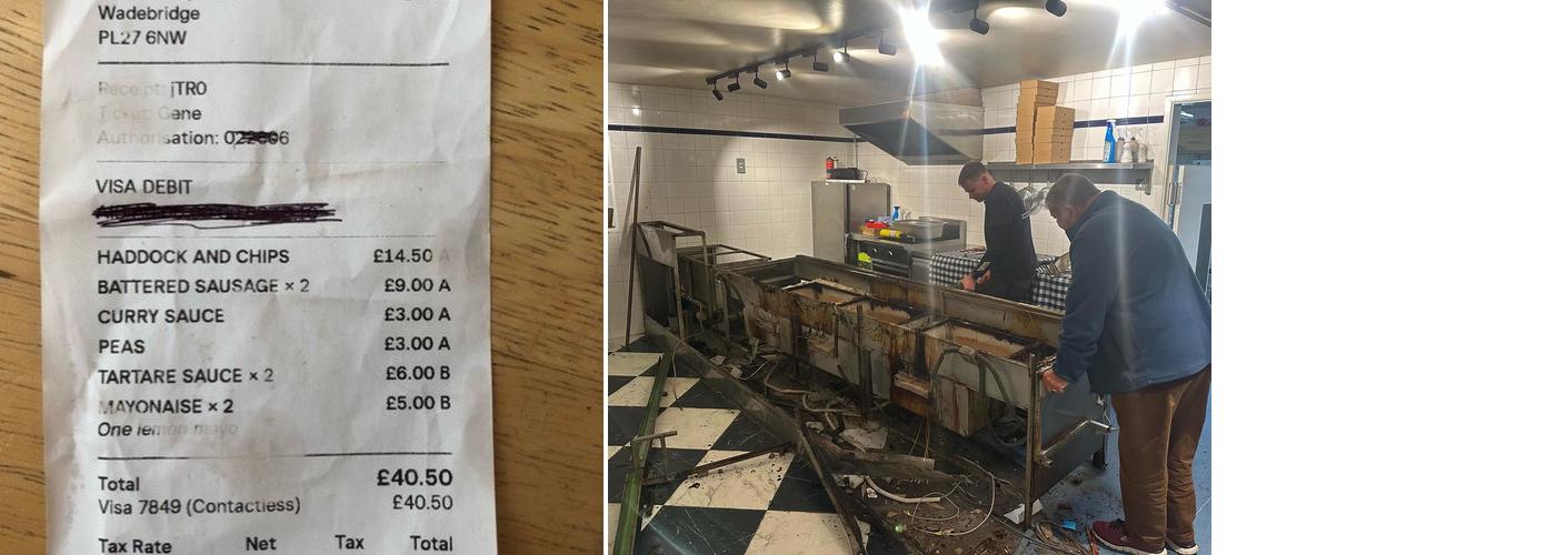 Rock Fish and Chips Menu