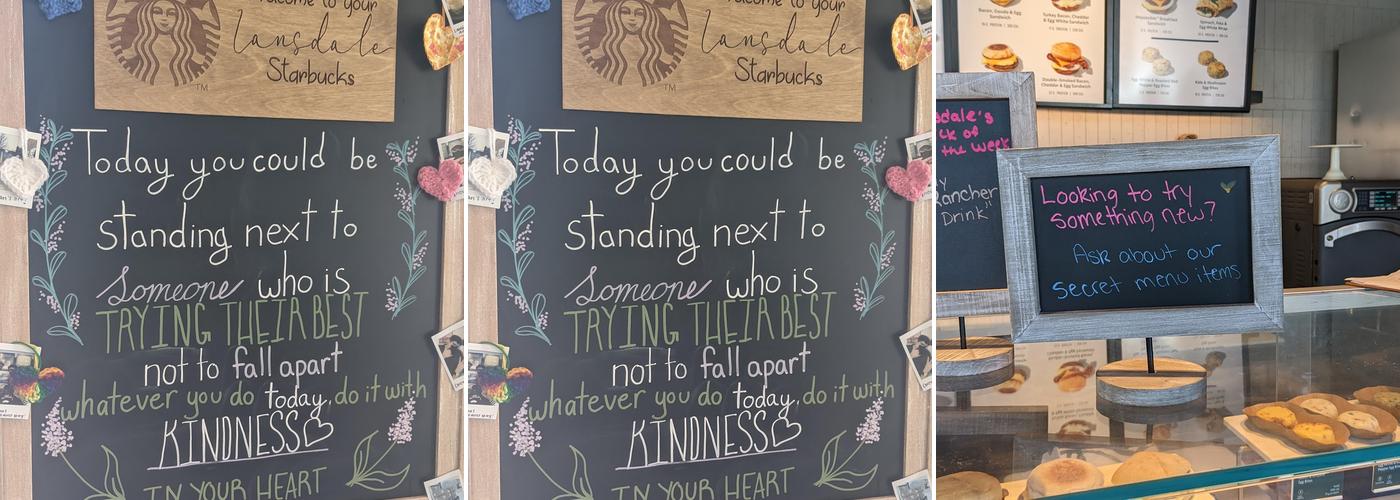 Starbucks Menu
