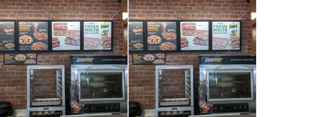Subway Menu