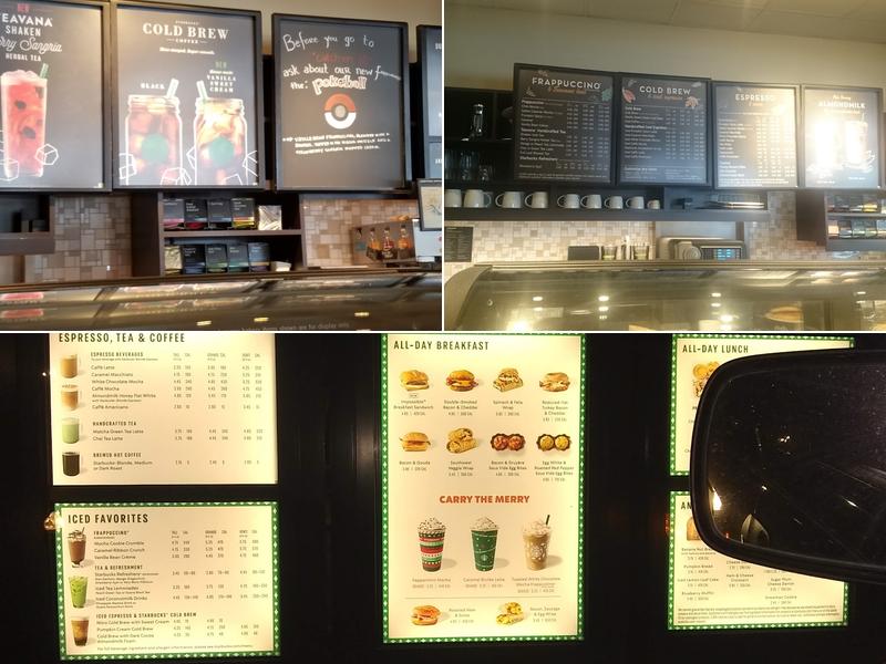 Starbucks Menu