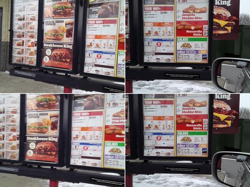 Burger King Menu