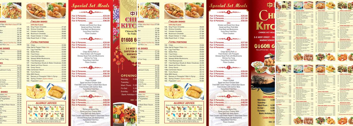 China Kitchen Menu