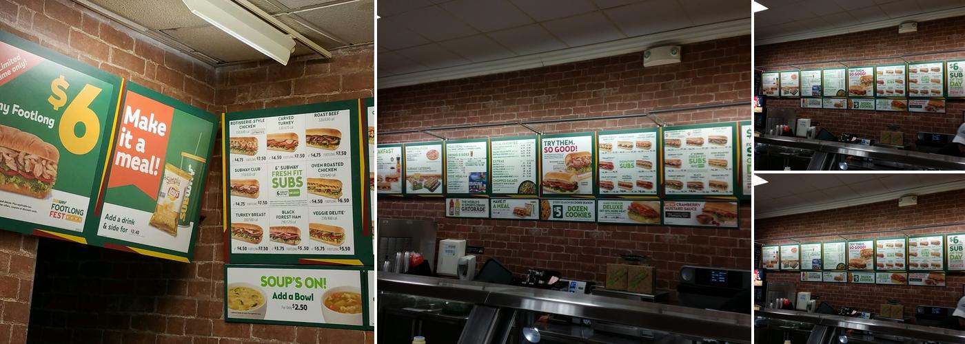 Subway Menu