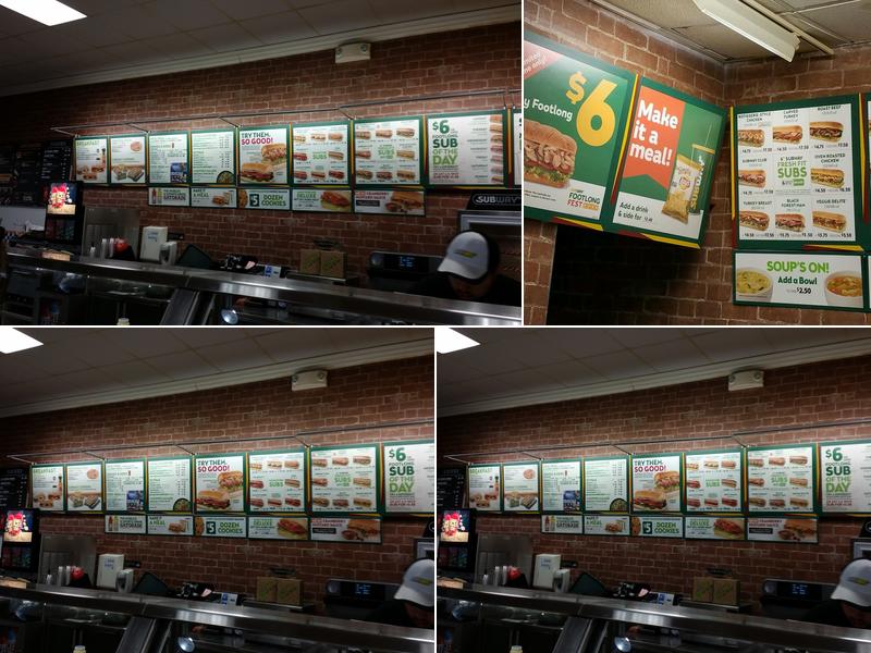 Subway Menu