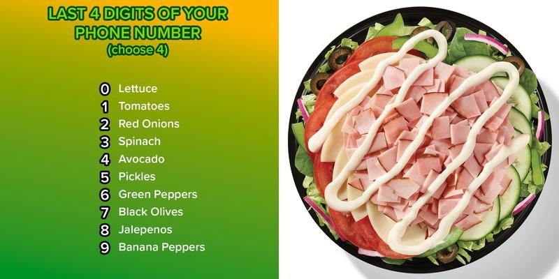 Subway Menu