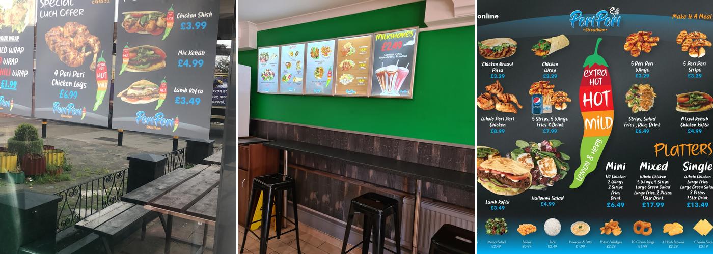 Peri Peri - Streatham Vale Menu