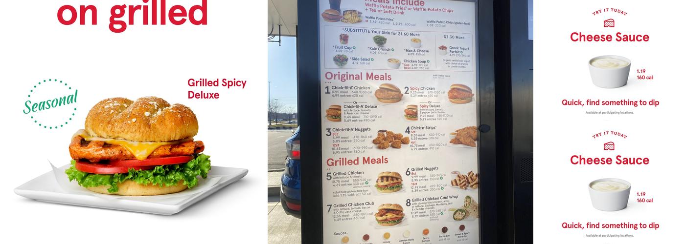 Chick-fil-A Menu