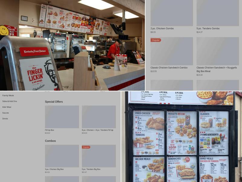 KFC Menu
