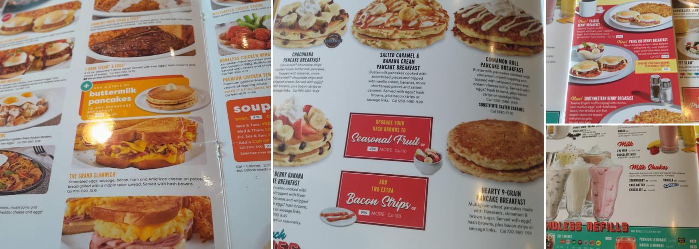 Denny's Menu