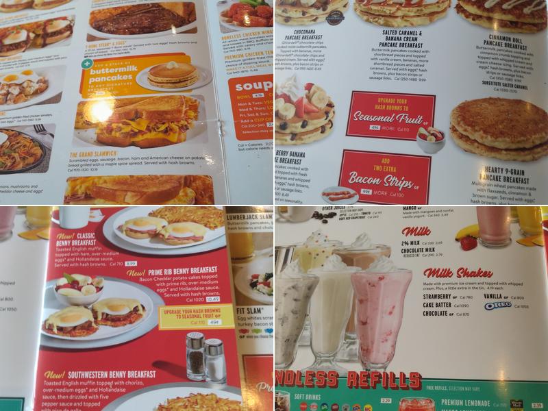 Denny's Menu