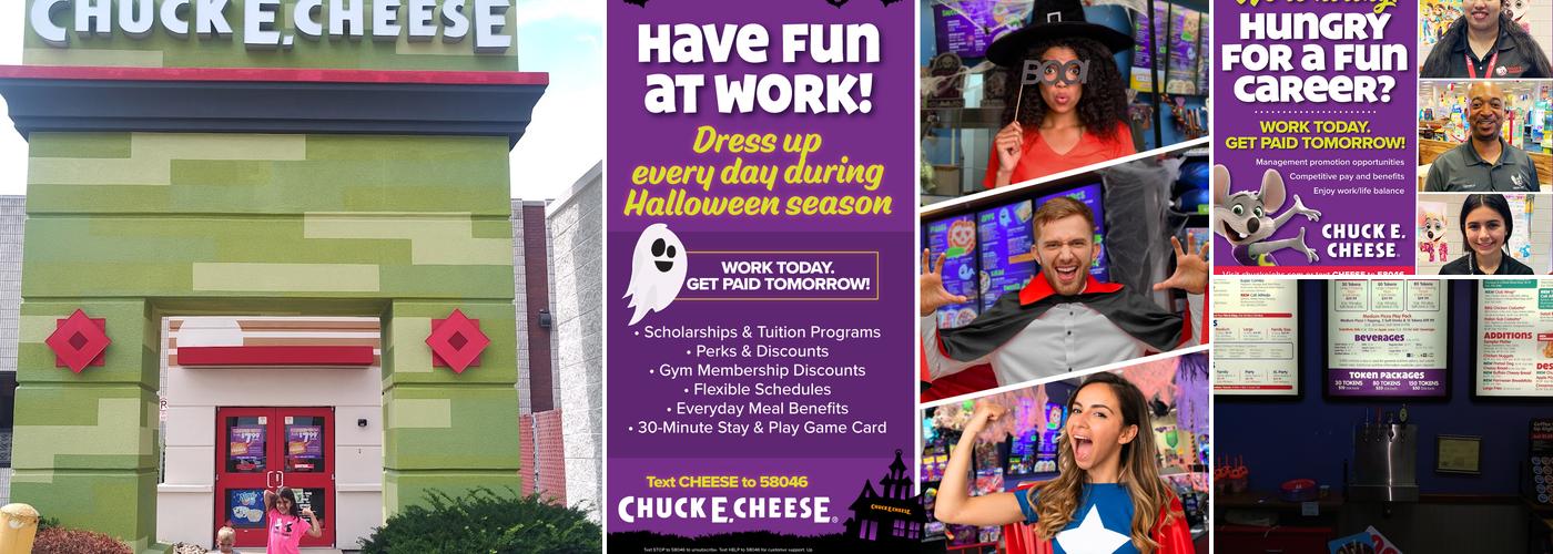 Chuck E. Cheese Menu