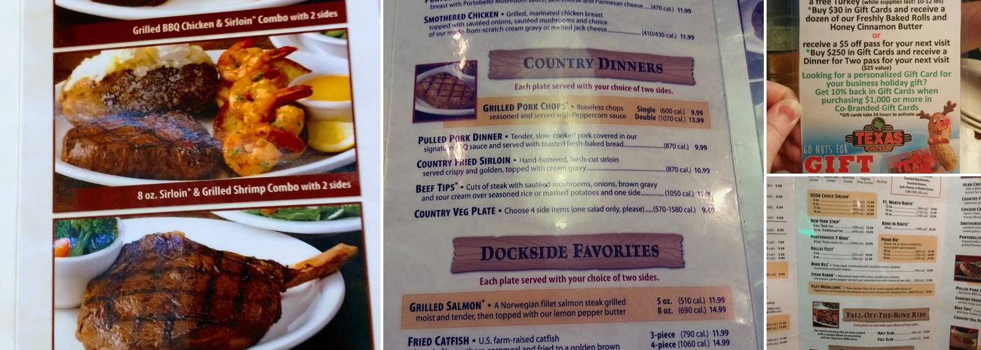 Texas Roadhouse Menu
