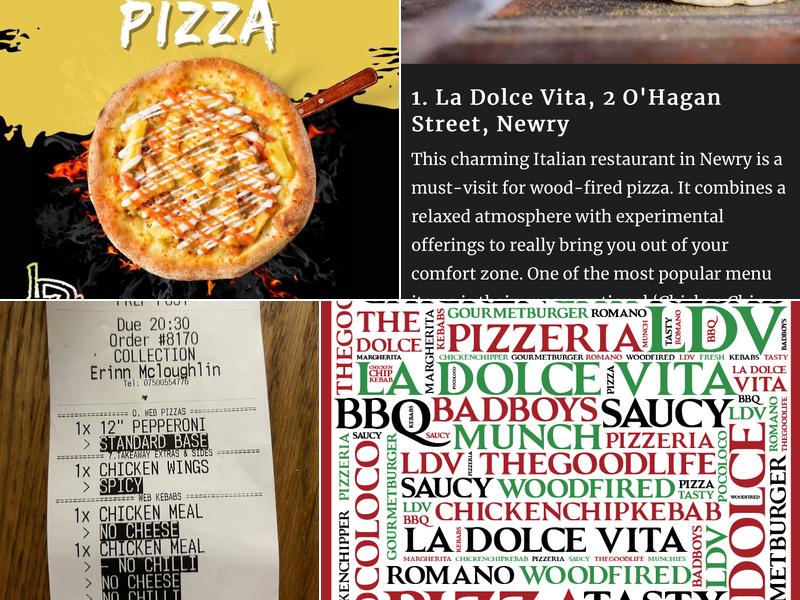 La Dolce Vita Warrenpoint Menu