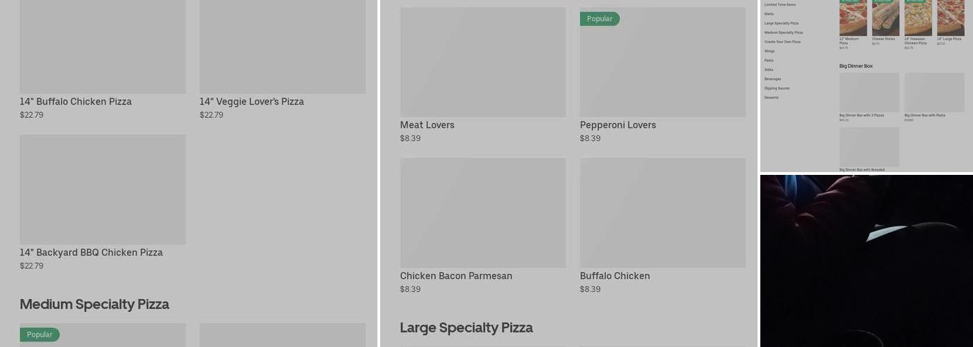 Pizza Hut Menu