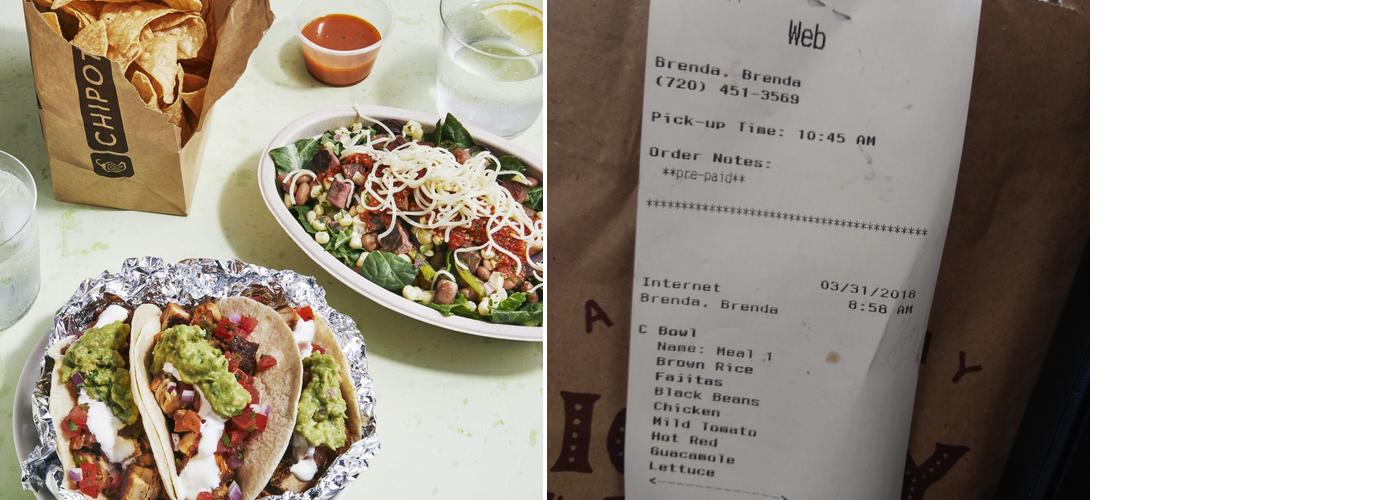 Chipotle Mexican Grill Menu