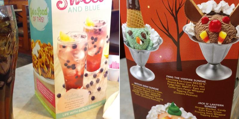 Friendly's Menu