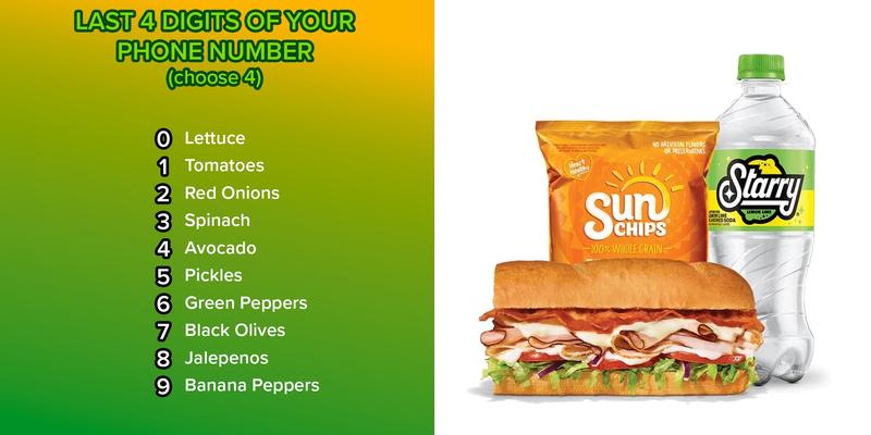 Subway Menu