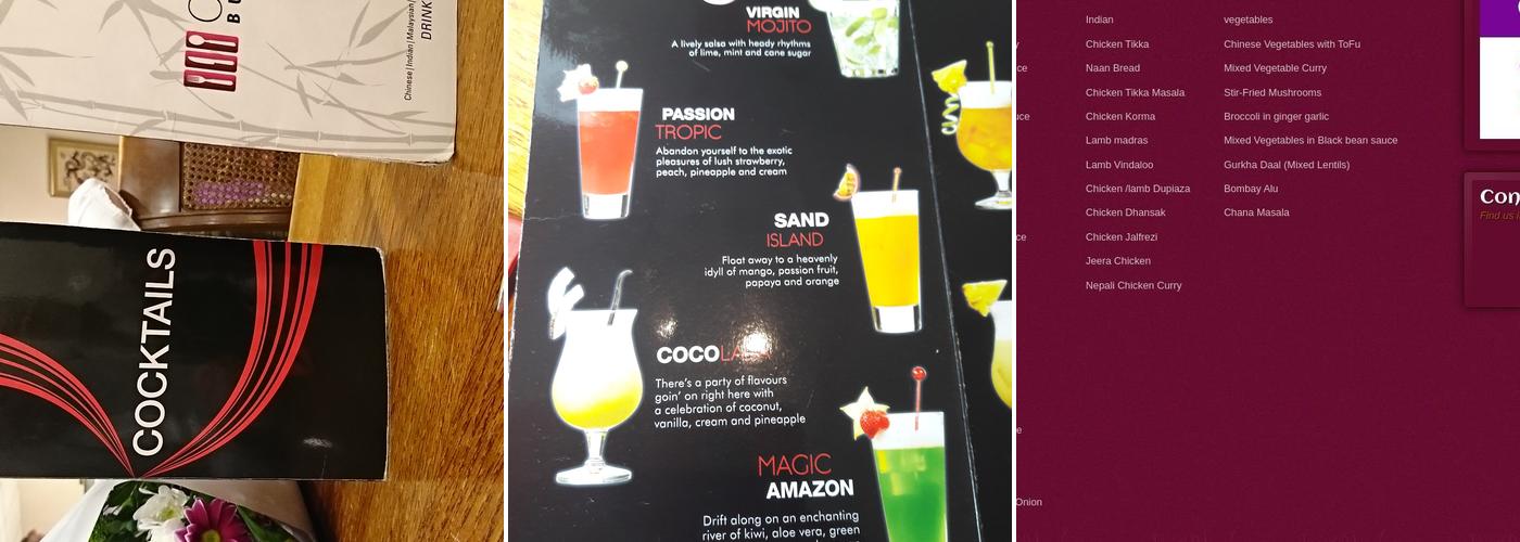 Oriental Buffet Club Menu