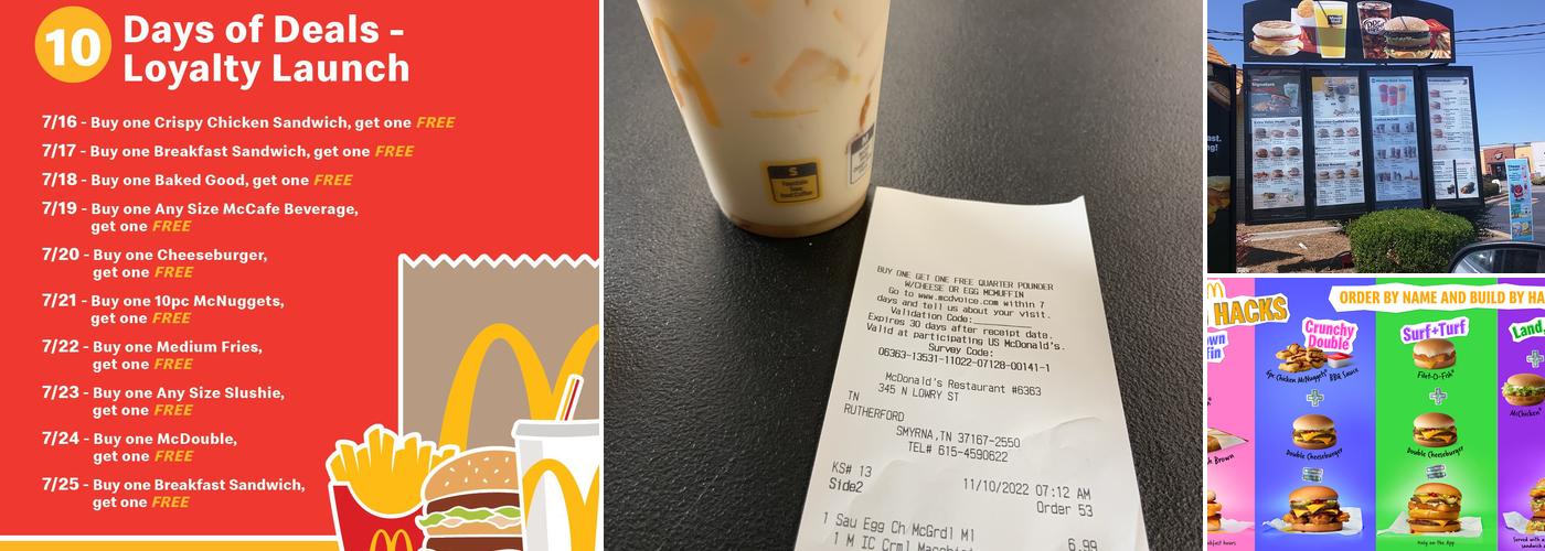 McDonald's Menu