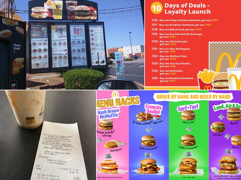 McDonald's Menu