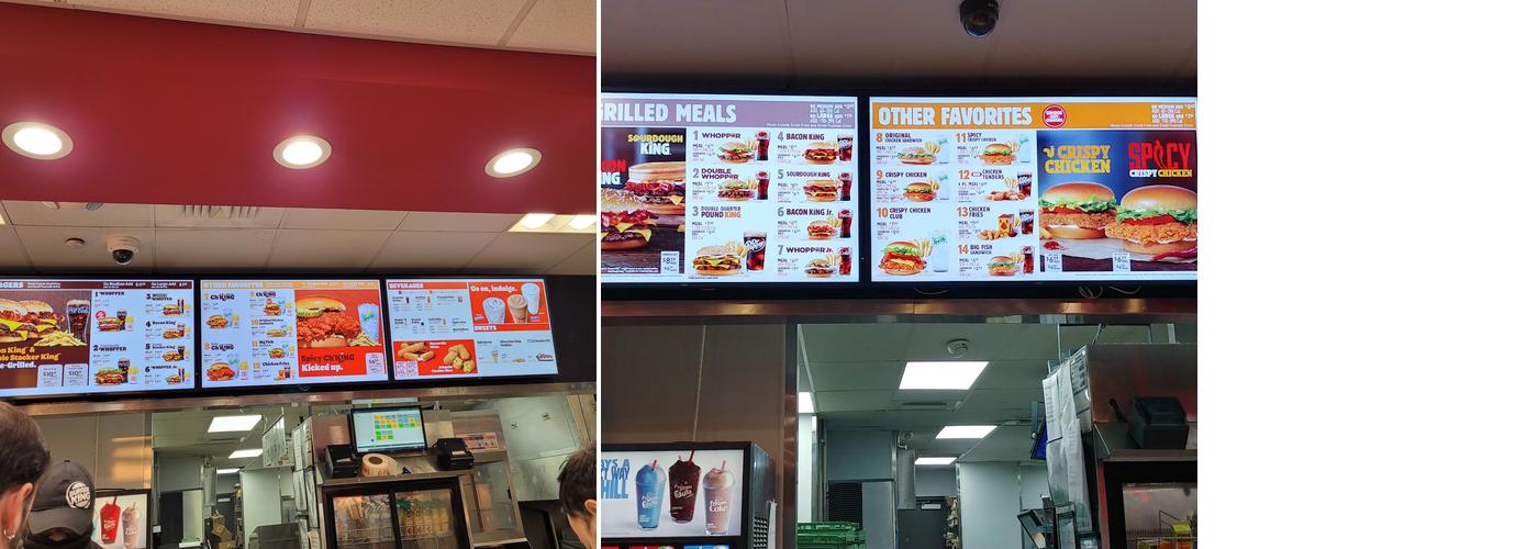 Burger King Menu