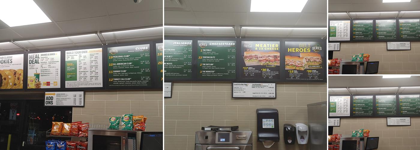 Subway Menu