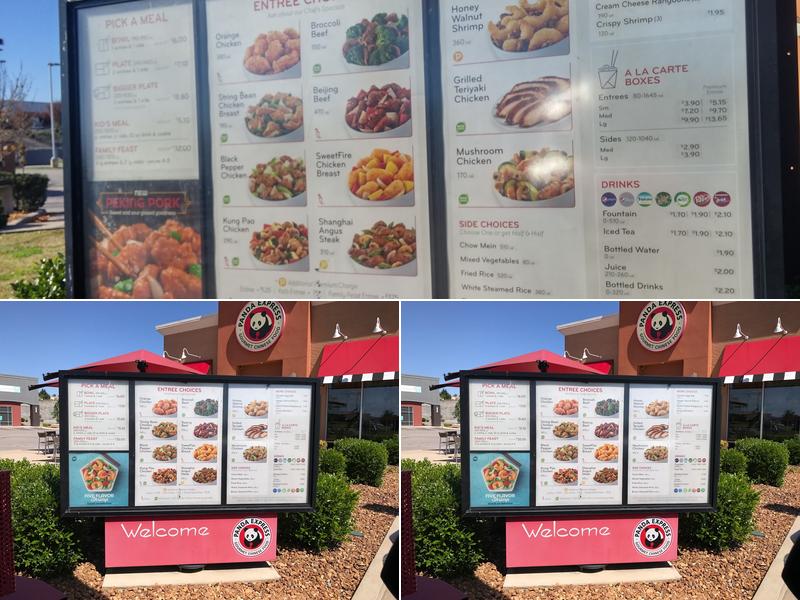 Panda Express Menu