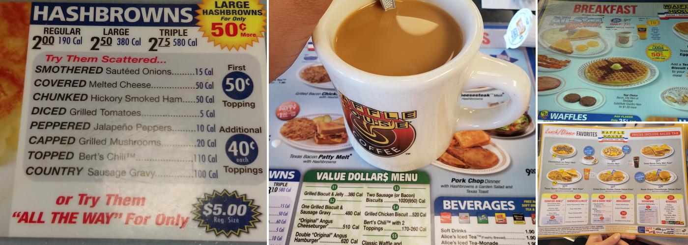Waffle House Menu