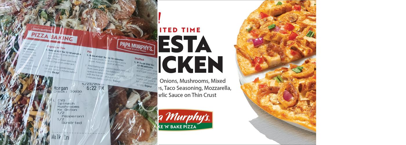 Papa Murphy's | Take 'N' Bake Pizza Menu