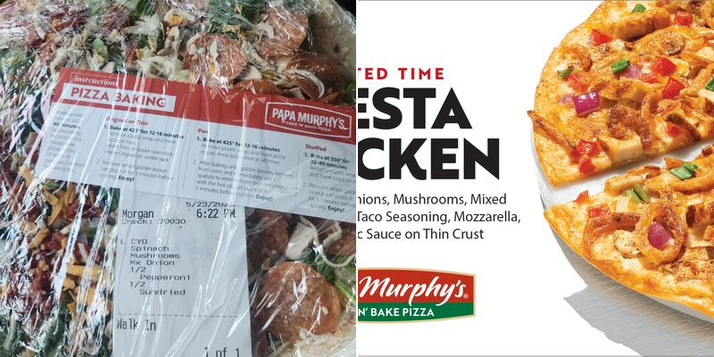 Papa Murphy's | Take 'N' Bake Pizza Menu