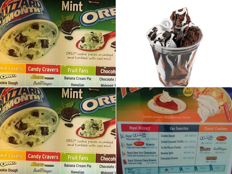 Dairy Queen (Treat) Menu