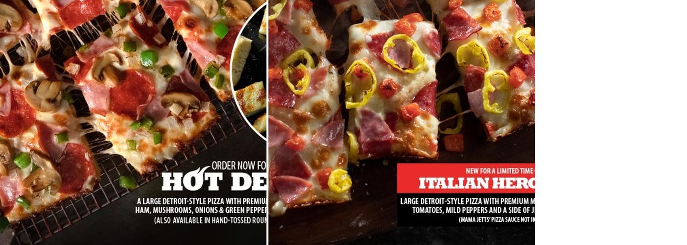 Jet's Pizza Menu