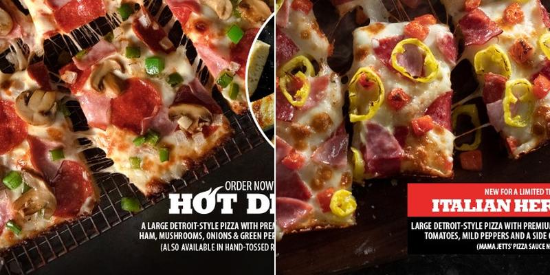 Jet's Pizza Menu