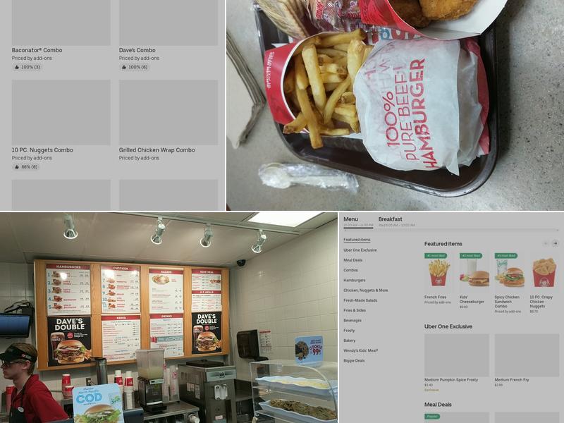 Wendy's Menu