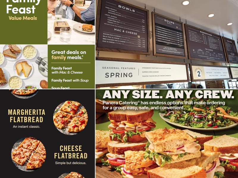 Panera Bread Menu