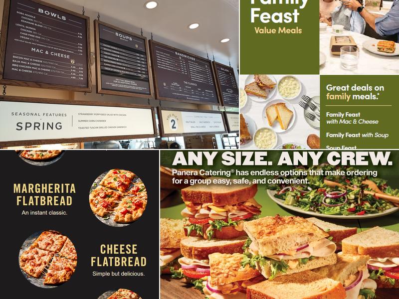 Panera Bread Menu