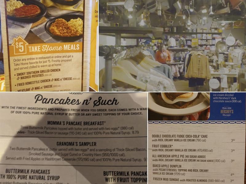 Cracker Barrel Old Country Store Menu