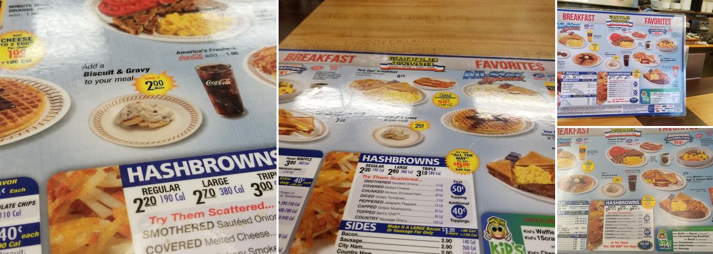 Waffle House Menu