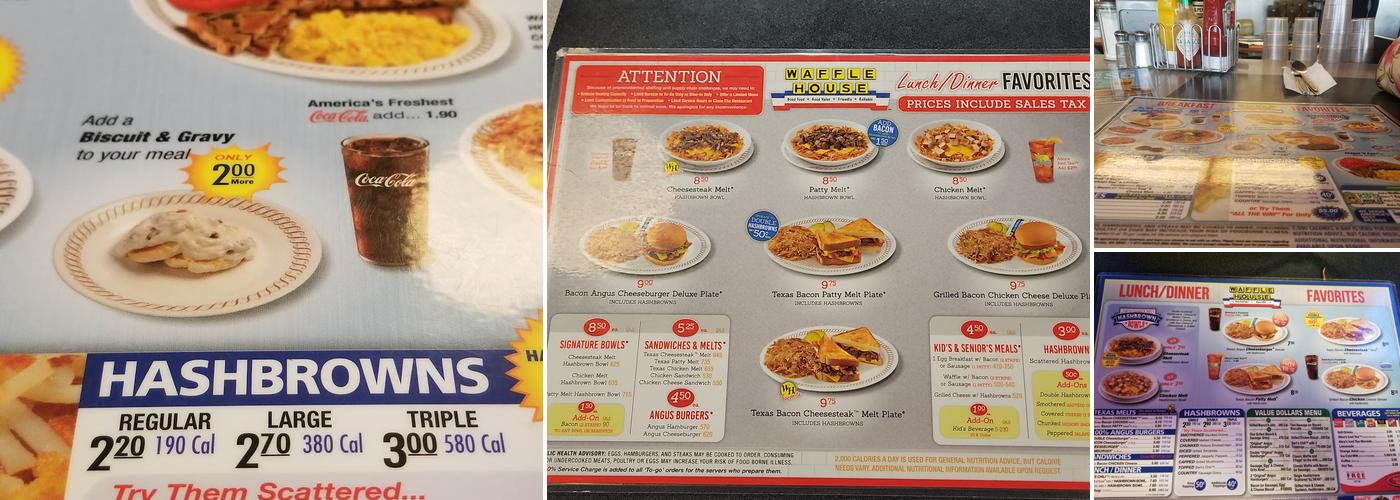 Waffle House Menu