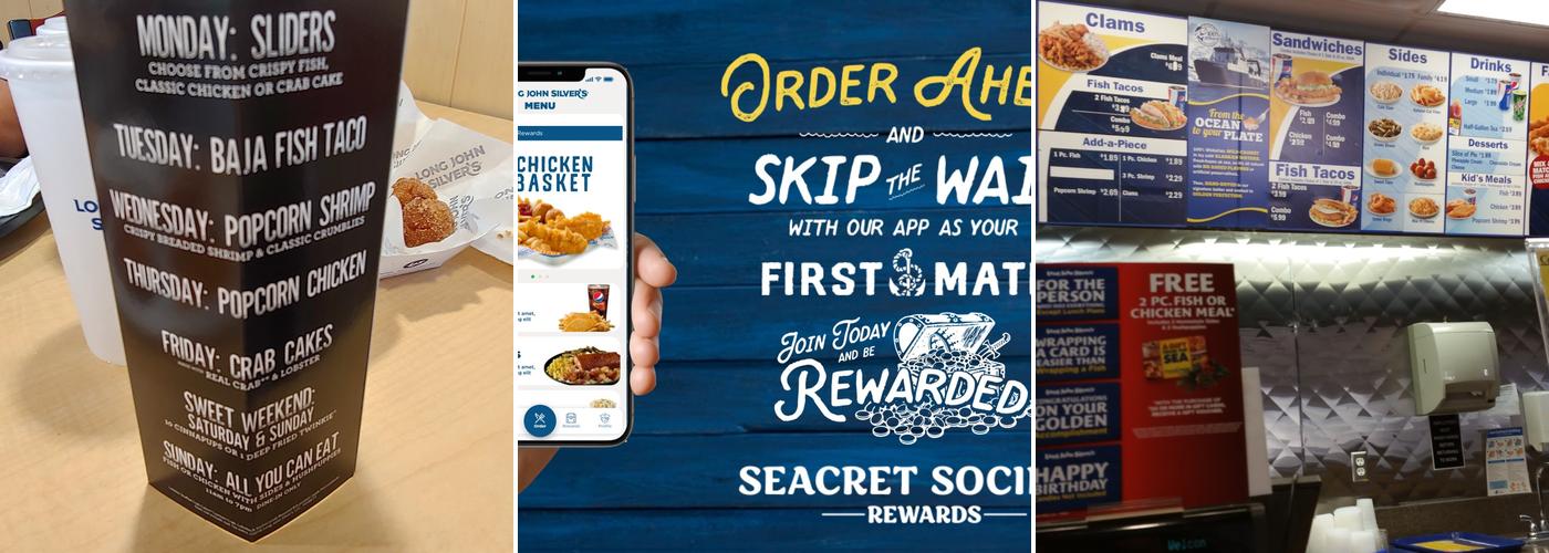 Long John Silver's Menu