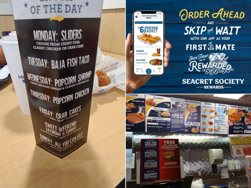 Long John Silver's Menu