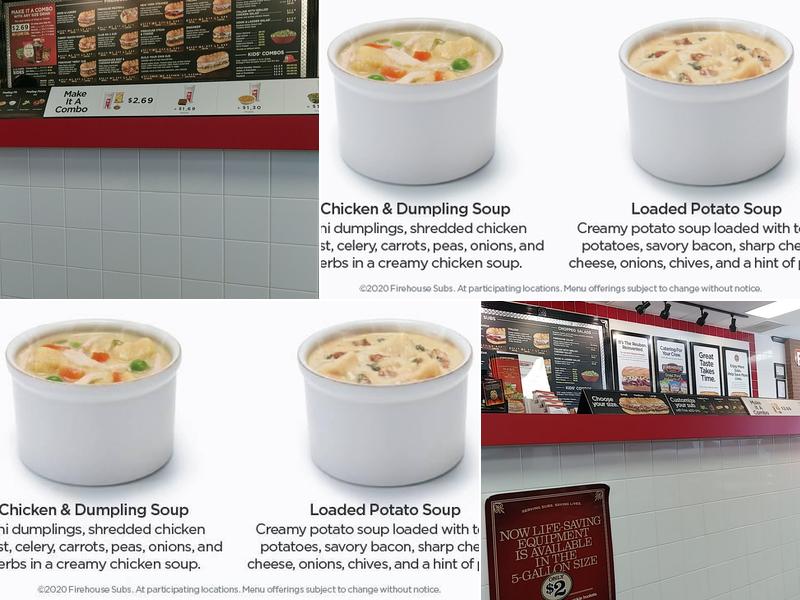 Firehouse Subs Columbia Pointe Menu