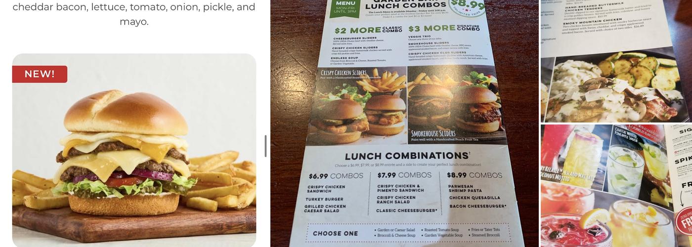 Ruby Tuesday Menu