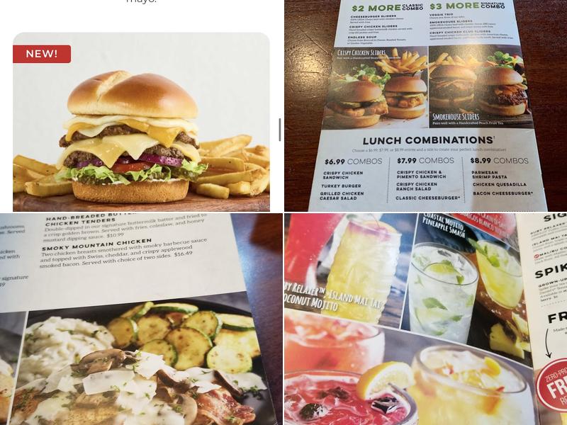 Ruby Tuesday Menu