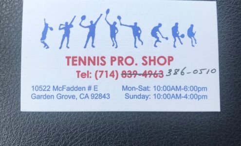 Tennis Pro Shop