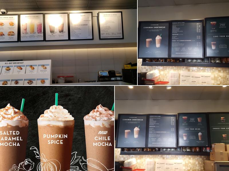 Starbucks Menu