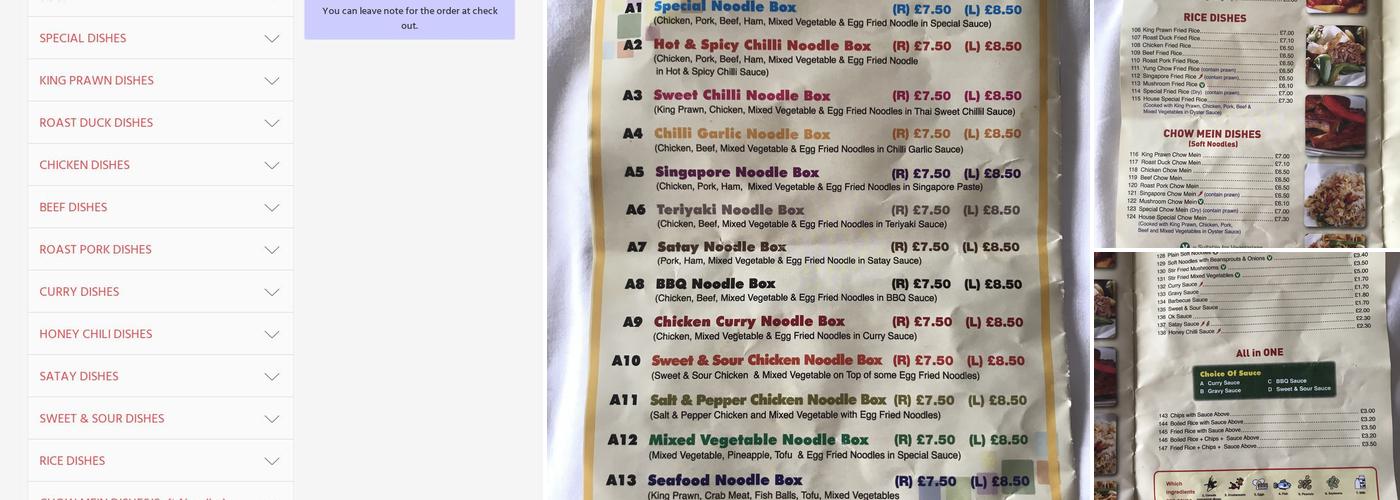 Foodaholic Chinese Takeaway-Liverpool Menu