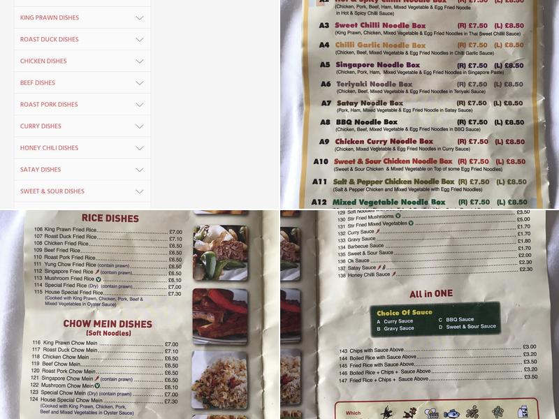 Foodaholic Chinese Takeaway-Liverpool Menu