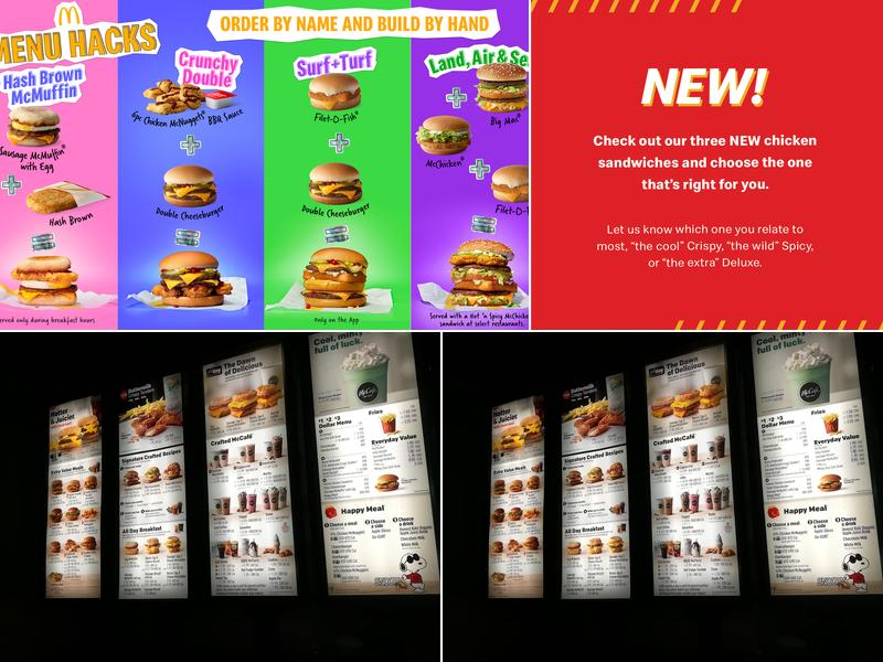McDonald's Menu